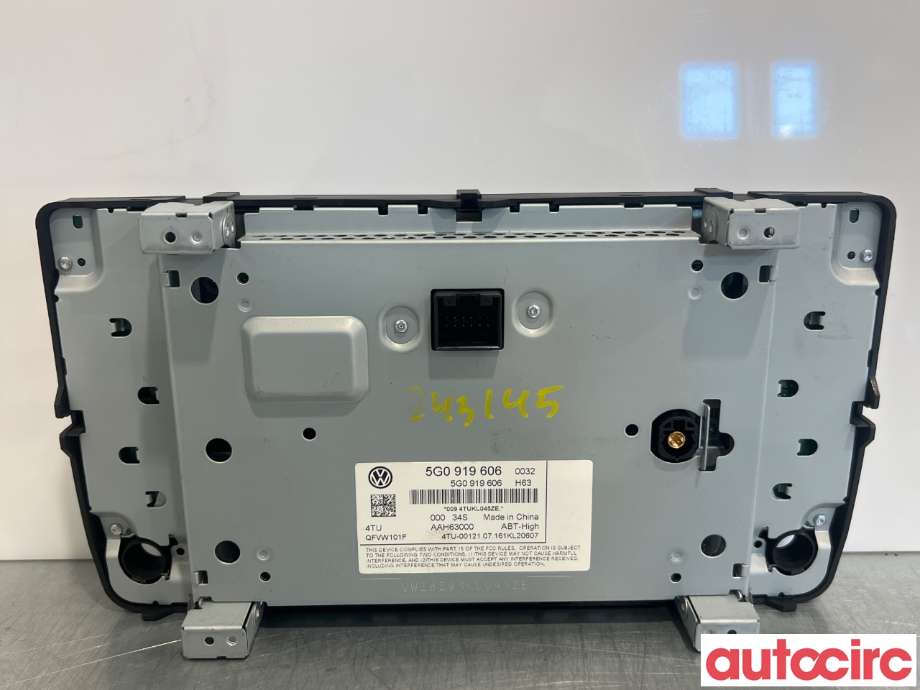 Instrument kjørecomputer til VW e-Golf 2017-2020 (Fase 2)  (VOLKSWAGEN|5G0919606|QFVW101F)