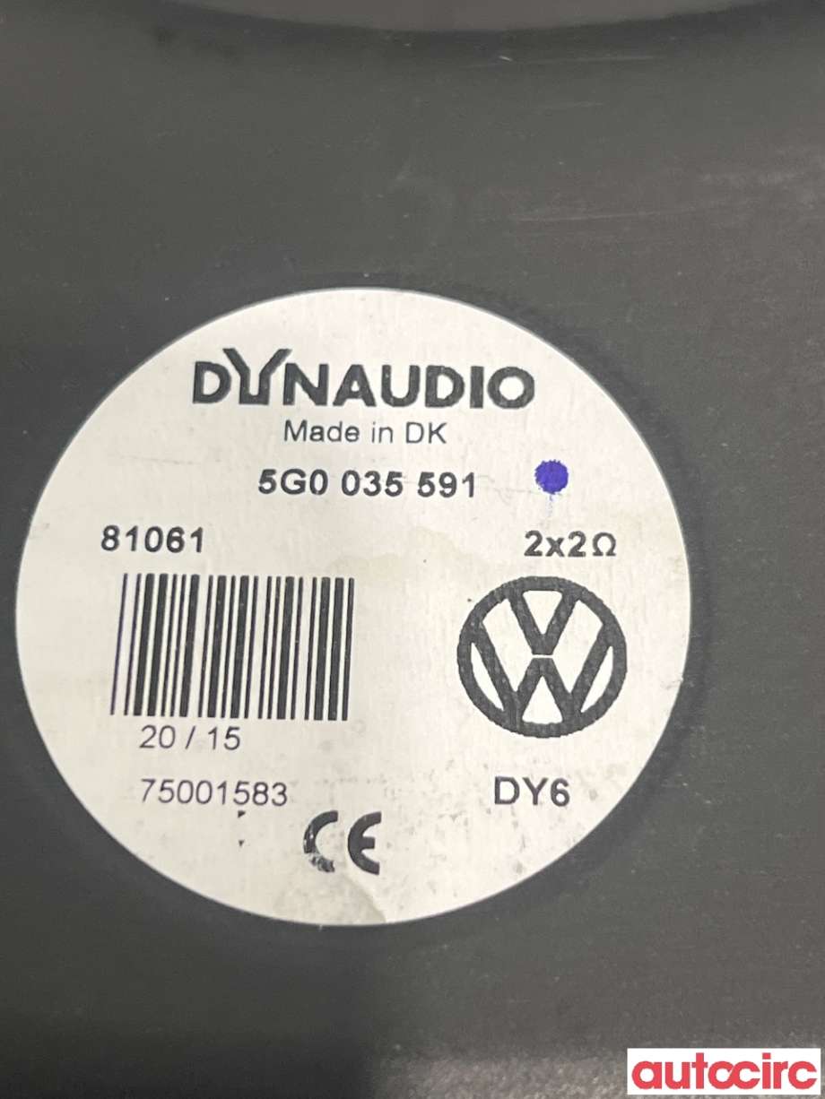 Bilstereo høyttaler til VW e-Golf 2014-2017 (Fase 1)  (VOLKSWAGEN|5G0035591|)