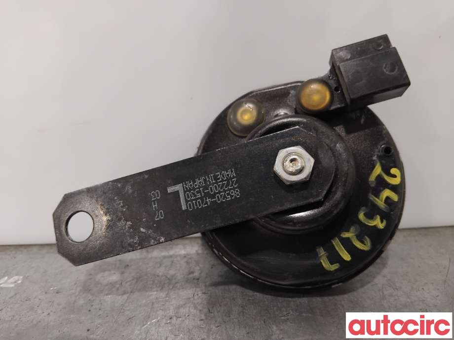 Horn/signalhorn til Toyota bZ4X 2022-->> (TOYOTA|8652047010|272200-1530|86520-47010)