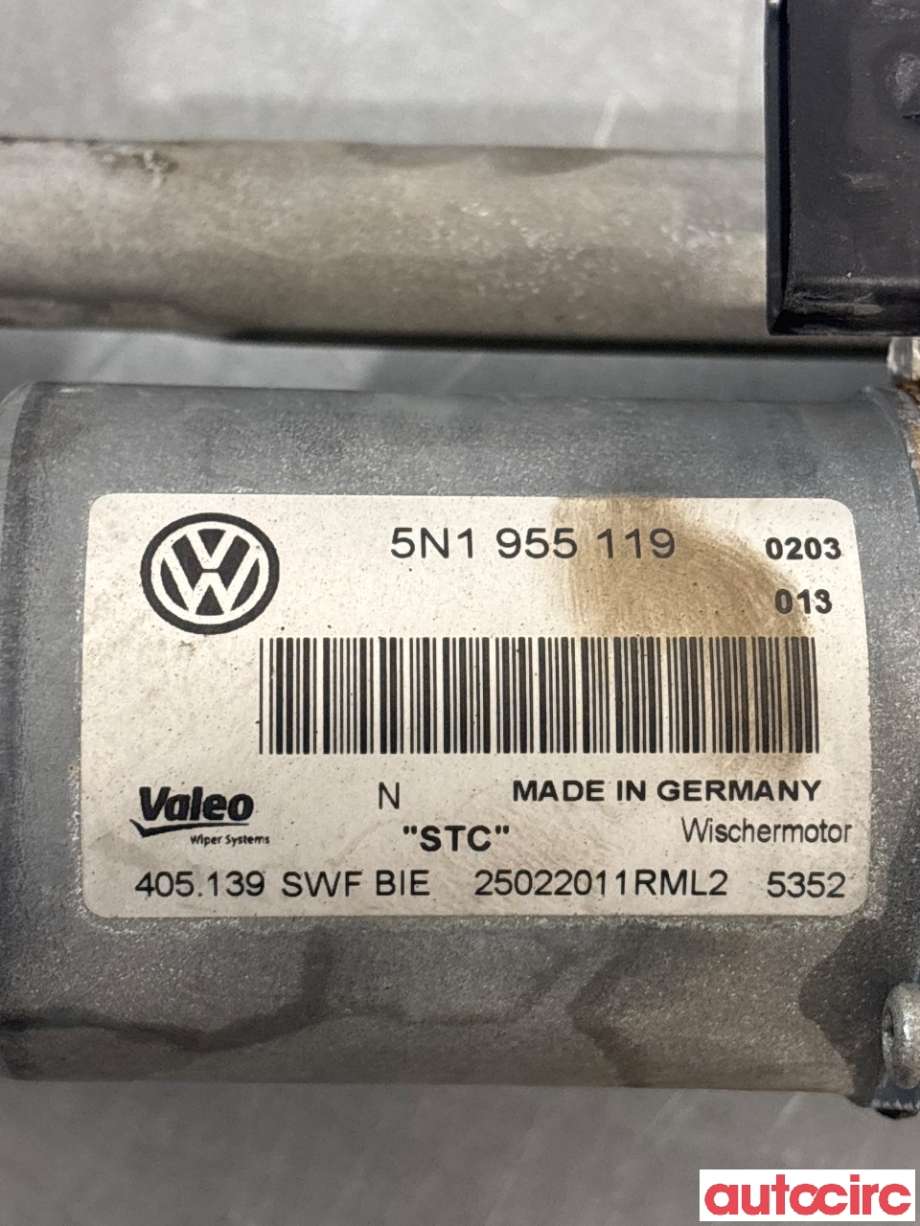 Viskermotor frontrute til VW Tiguan 2011-2016 (Type I, Fase 2) (VOLKSWAGEN|5N1955023A||5N1955119)