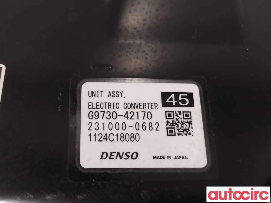 DCDC converter hybrid til Toyota bZ4X 2022-->>  (TOYOTA|G97A042170|231000-0682|G9730-42170)