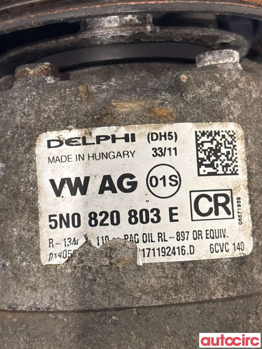 Aircondition kompressor til VW Passat 2011-2015 (B7) (B7) (VOLKSWAGEN|5K0820803||5N0820803E)