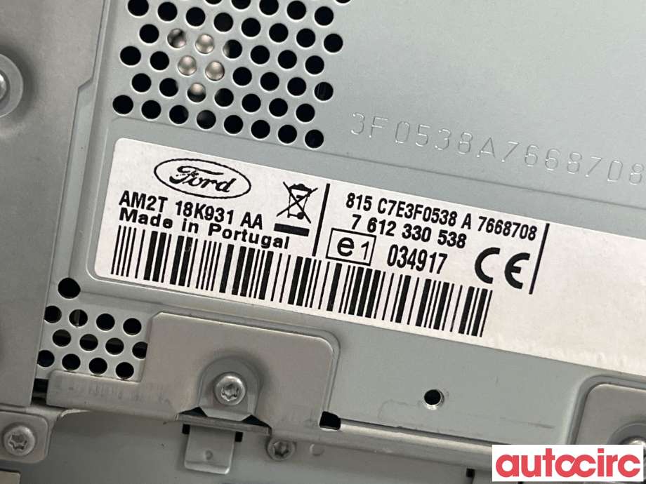 Bilstereo til Ford S-Max 2010-2015 (Type I, Fase 2)  (FORD|1716880|AM2T-18K931-AA)
