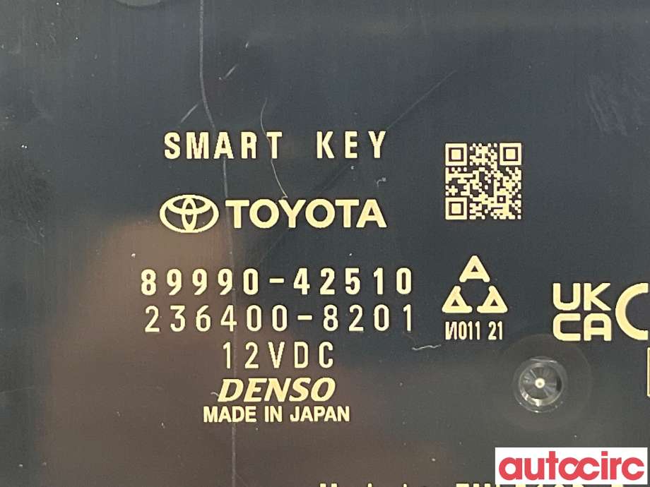 Styreenhet nøkkelfri/keyless til Toyota bZ4X 2022-->>  (TOYOTA|899H042370|8999042510)