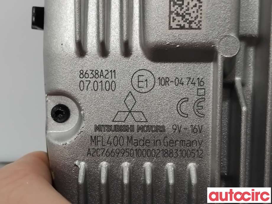 Sensor radar til Mitsubishi Outlander 2015-->> (Type III, Fase 2) (MITSUBISHI|8638A211|A2C7669950100)