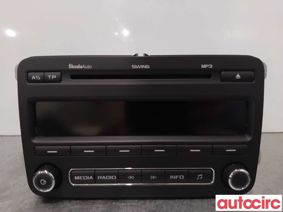 Bilstereo til Škoda Fabia, 2010-2014 (Type II, Fase 2)  (SKODA|5J0035161D)