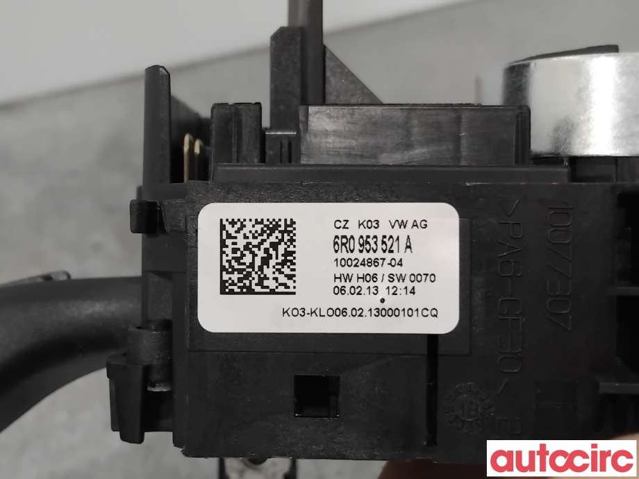 Bryter combi til Škoda Fabia 2010-2014 (Type II, Fase 2)  (SKODA|6R0953507A|10024867-04|6R0953521A)