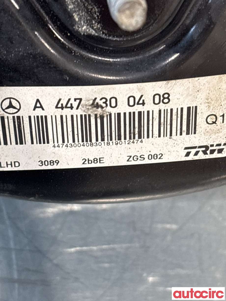 Bremsekraft-forsterker til Mercedes Vito 2014-->> (W447) (W447) (MERCEDES|A4474310200||A4474300408)