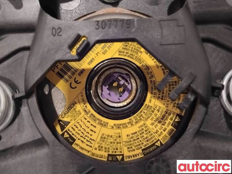 Airbag rattpute til Škoda Fabia 2010-2014 (Type II, Fase 2) (SKODA|5JA880201D|308254999340-AC|1ST880201F)