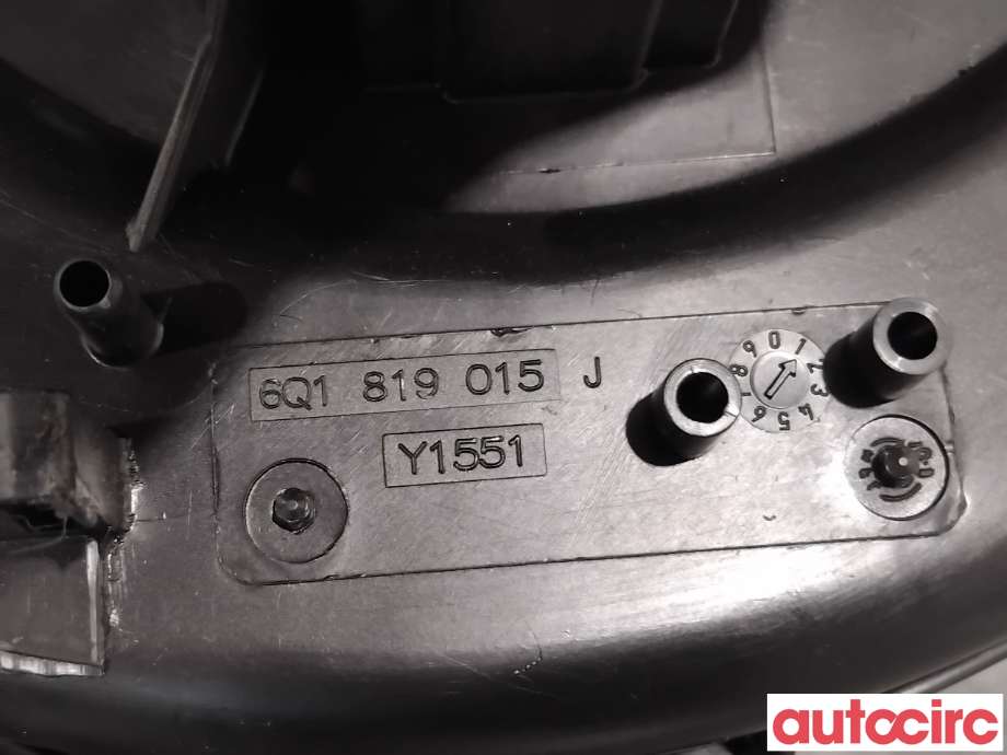 Varmeapparat motor til Škoda Fabia 2010-2014 (Type II, Fase 2)  (SKODA|6Q1819015J||6R1819015A)