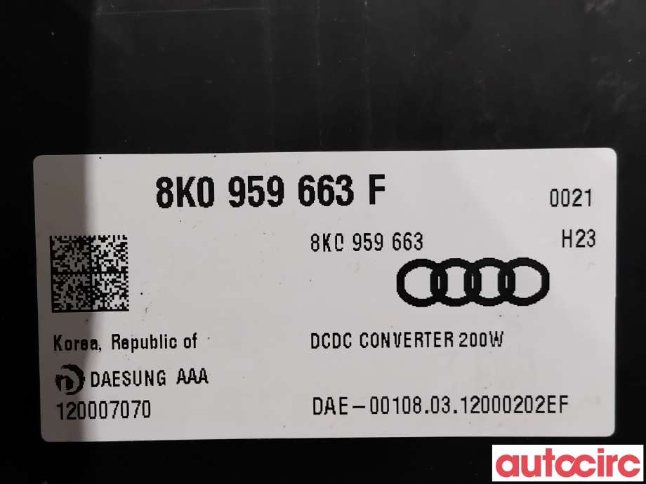 Styreenhet diverse til Škoda Fabia 2010-2014 (Type II, Fase 2)  (SKODA|8K0959663F|)