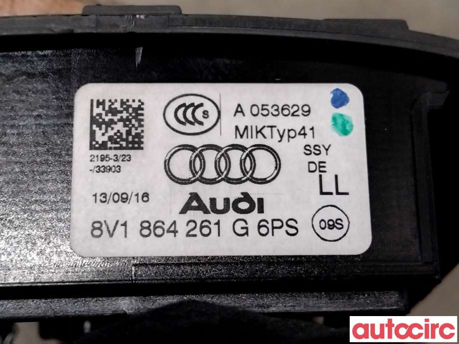 Innredning, Konsoll til Audi A3 2016-2020 (Type III, Fase 2)  (AUDI|8V1864261G|)