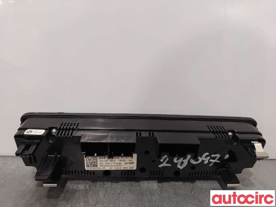 Varmeapparat betjening til Audi A3 2016-2020 (Type III, Fase 2)  (AUDI|8V0820043R|90156-150|8V0820043AQ)