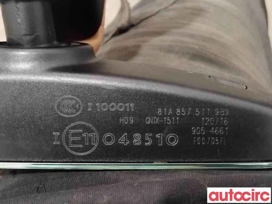 Speil innvendig til Audi A3 2016-2020 (Type III, Fase 2)  (AUDI|81A857511|905-4661|81A857511K)