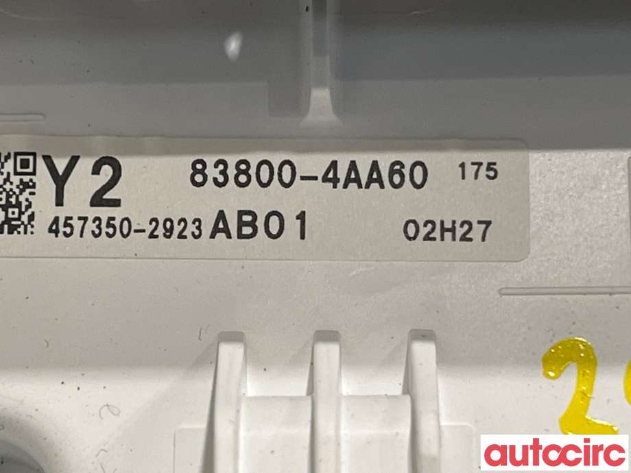 Instrumentpanel til Toyota bZ4X 2022-->>  (TOYOTA|838004AA60)