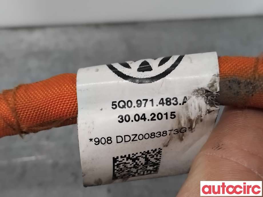 Kabel høy volt (HV) hybrid til Audi A3 2016-2020 (Type III, Fase 2)  (AUDI|5Q0971483A||5Q0971483B)
