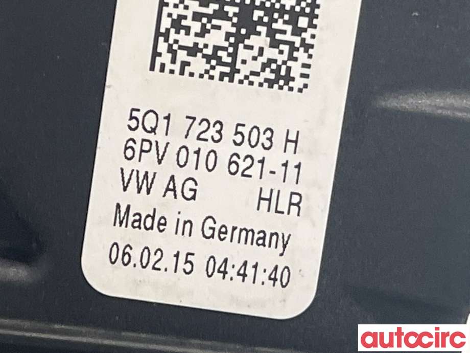 Pedal gass til VW Golf VII 2012-2017 (Fase 1)  (VOLKSWAGEN|5Q1723503H|6PV010621-11)