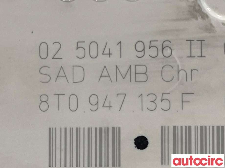 Taklyspanel til Audi Q5 2012-2017 (Type I, Fase 2)  (AUDI|8T0947140|8T0947135F)