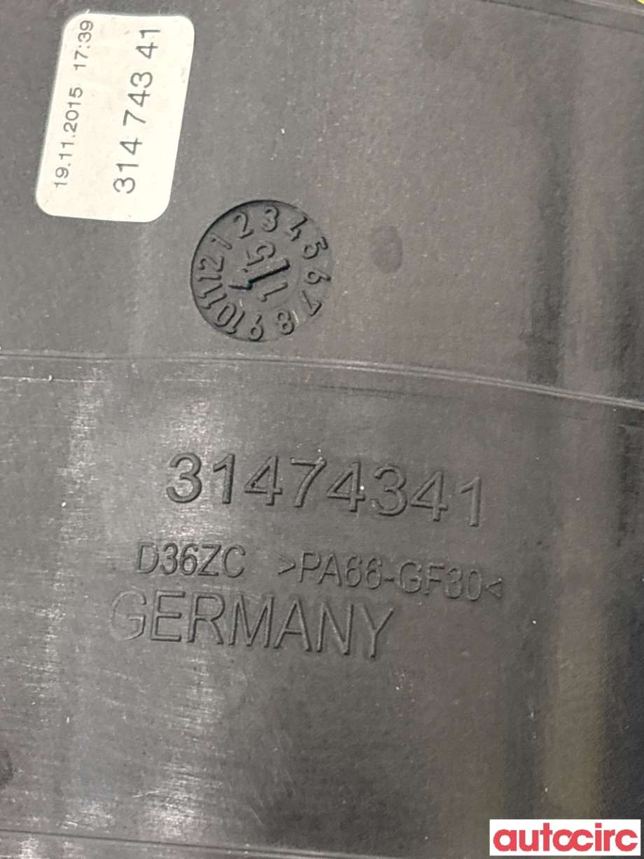 Turbo rør til Volvo XC90 2015-2025 (Type II)  (VOLVO|31474846||31474341)