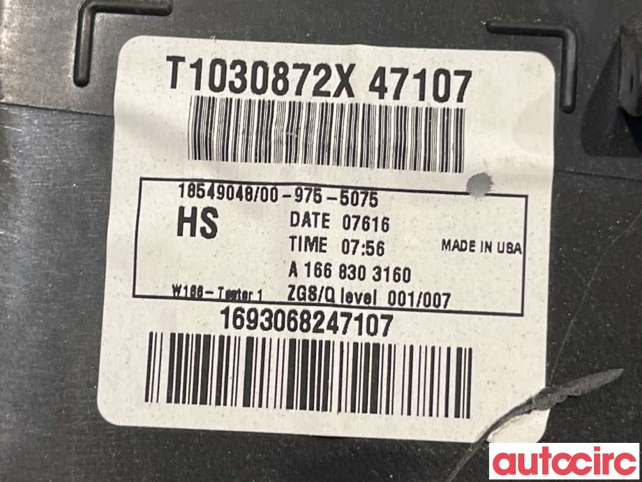 Varmeapparat til Mercedes GLE 2015-2018 (Fase 2) (W166) (W166) (MERCEDES|A1668303160|)