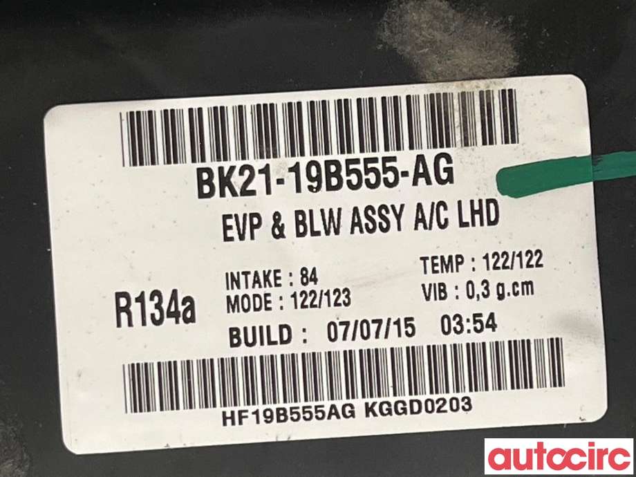 Varmeapparat til Ford Transit Custom 2013-2023 (Type I) (FORD|2527487|BK21-19B555-AT)