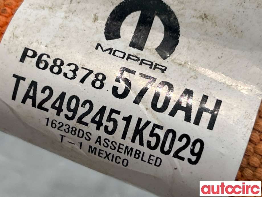 Kabel høy volt (HV) hybrid til Jeep Wrangler 2007-->> (Type III)  (JEEP|68378570AH|)