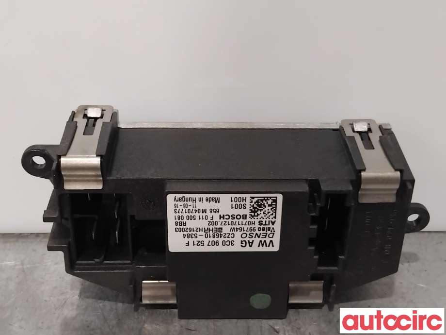 Varmeapparat motstand til VW Passat 2011-2015 (B7) (B7) (VOLKSWAGEN|3C0907521G|F011500081|3C0907521F)