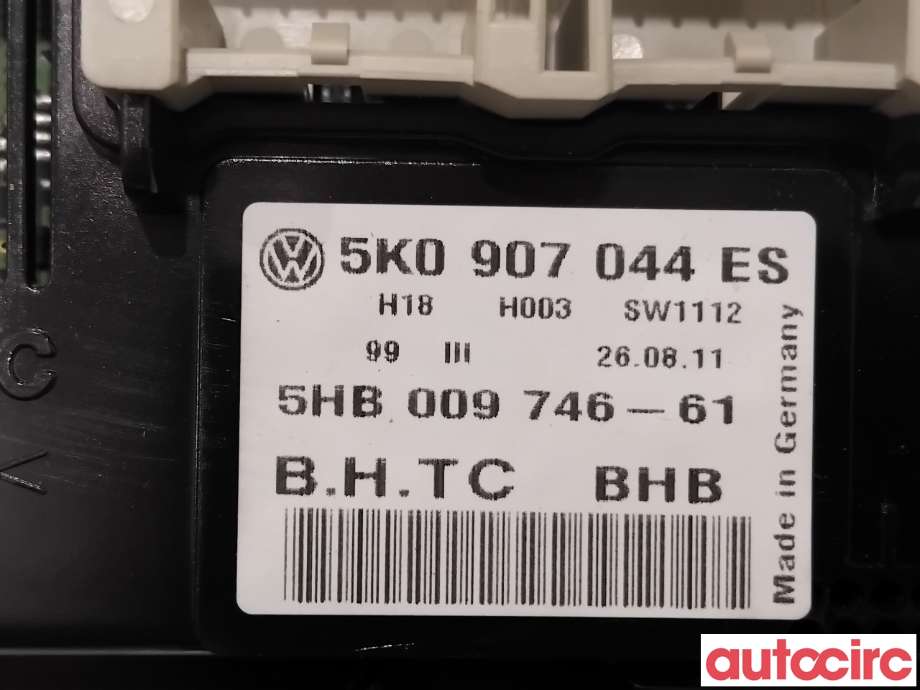 Varmeapparat betjening til VW Passat 2011-2015 (B7) (B7) (VOLKSWAGEN|5K0907044GK|5HB009746-61|5K0907044HB)