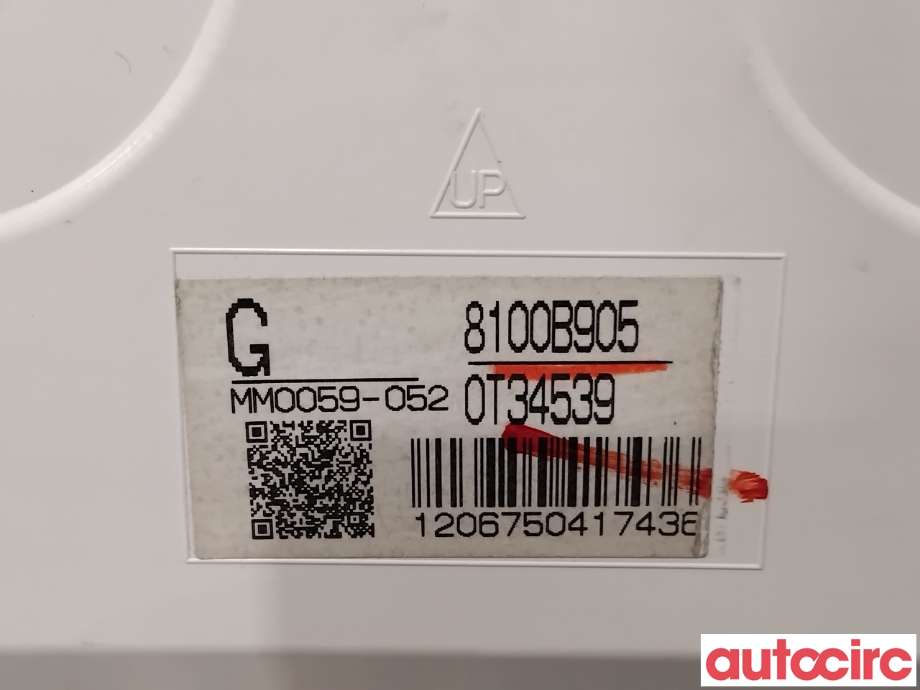 Instrumentpanel til Mitsubishi Outlander 2012-2015 (Type III, Fase 1)  (MITSUBISHI|8100B905|MM0059-052)