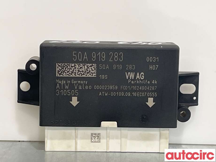 Styreenhet parkering til Audi A3, 2016-2020 (Type III, Fase 2) (AUDI|5QA919283)