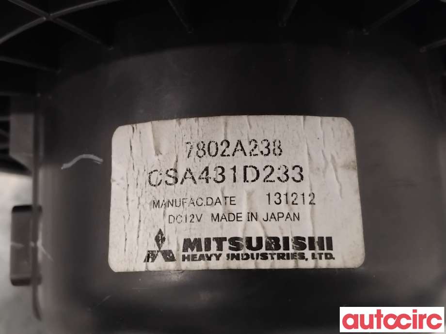 Varmeapparat motor til Mitsubishi Outlander 2012-2015 (Type III, Fase 1)  (MITSUBISHI|7802A238|CSA431D233)