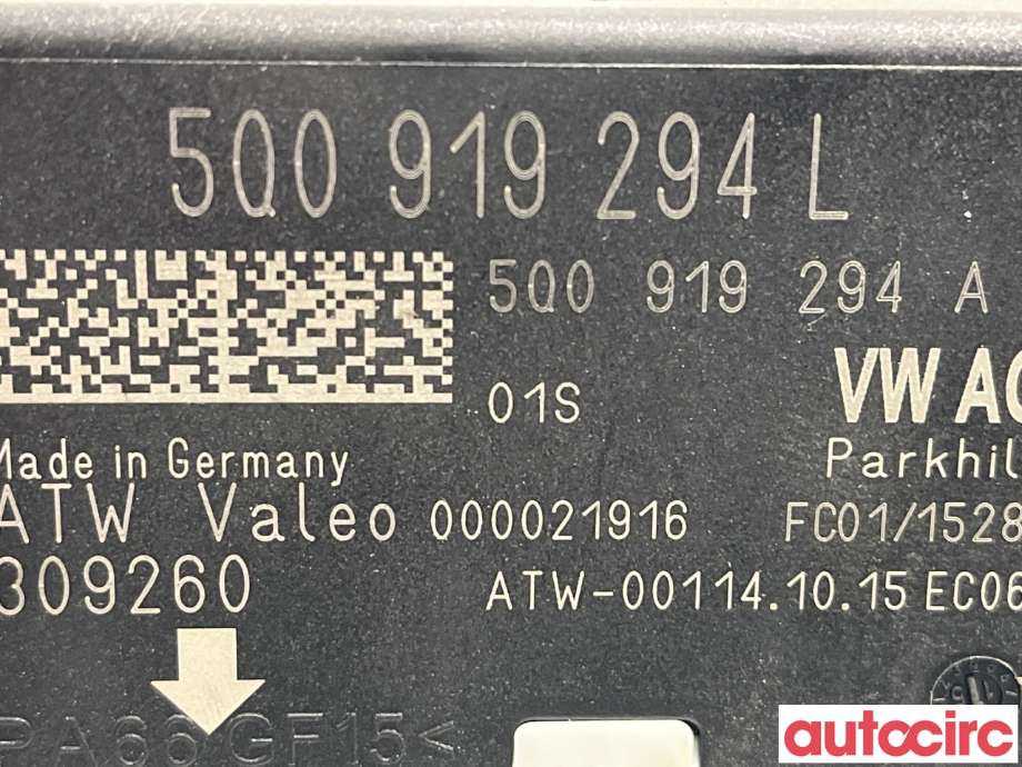 Styreenhet parkering til VW Passat 2015-2019 (Fase 1) (B8) (B8) (VOLKSWAGEN|5Q0919294L)