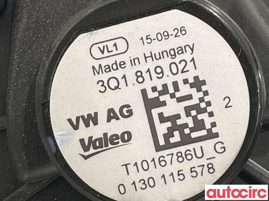 Varmeapparat motor til VW Passat 2015-2019 (Fase 1) (B8) (B8) (VOLKSWAGEN|3Q1819021|)