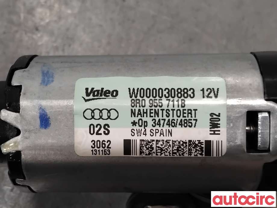 Viskermotor bakrute til Audi Q5 2012-2017 (Type I, Fase 2) (AUDI|8R0955711B|W000030883|8R0955711C)