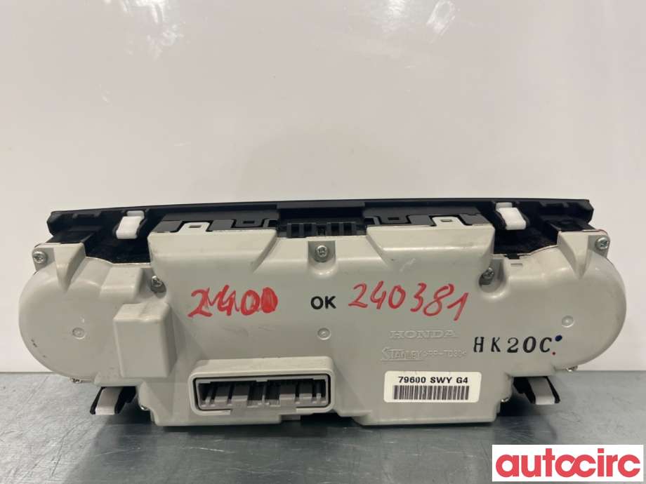 Varmeapparat betjening til Honda CR-V 2007-2012 (Type III)  (HONDA|79600-SWY-G41ZA||79600SWYG4)