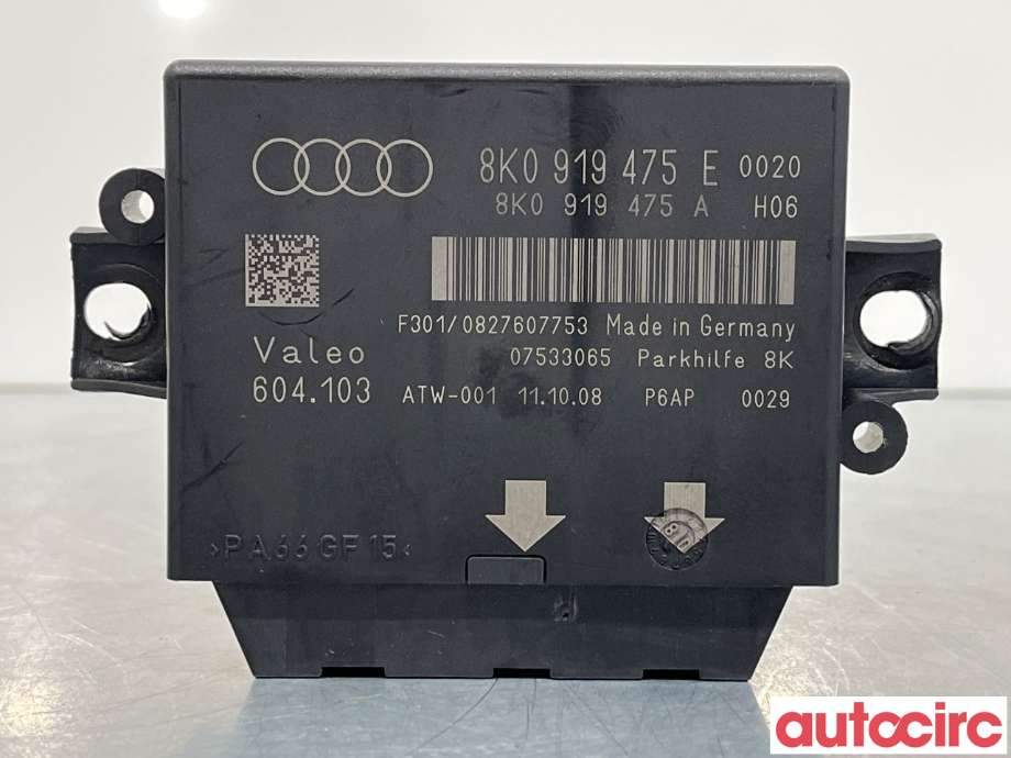 Styreenhet parkering til Audi Q5, 2008-2012 (Type I, Fase 1)  (AUDI|8K0919475AA)