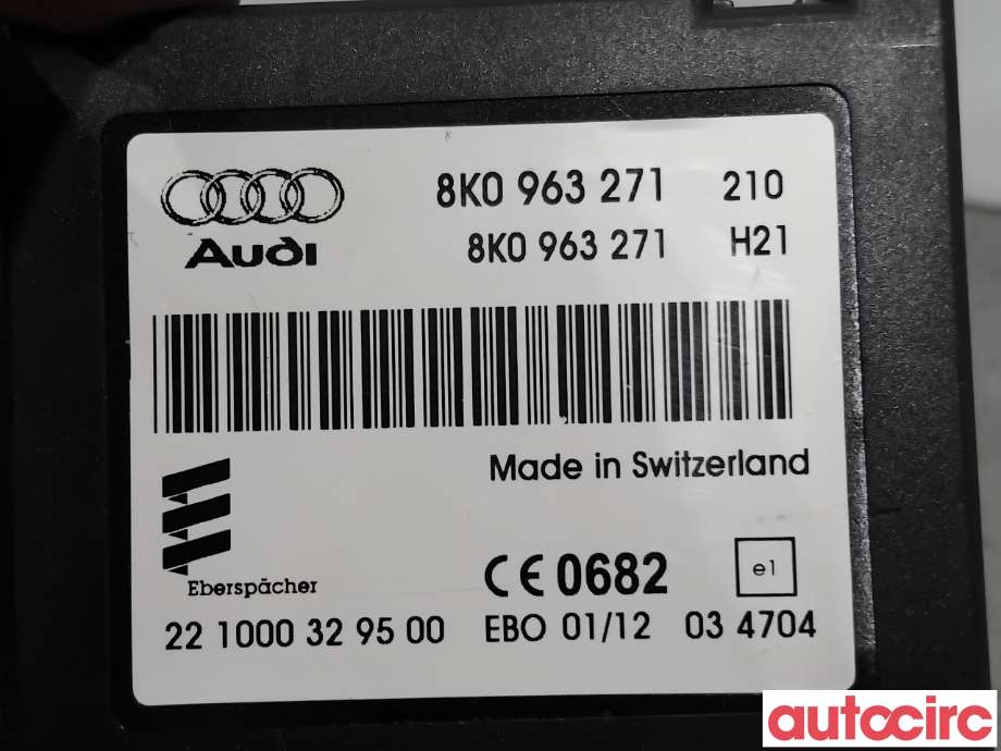 Styreenhet diverse til Audi Q5 2012-2017 (Type I, Fase 2)  (AUDI|8K0963271|)