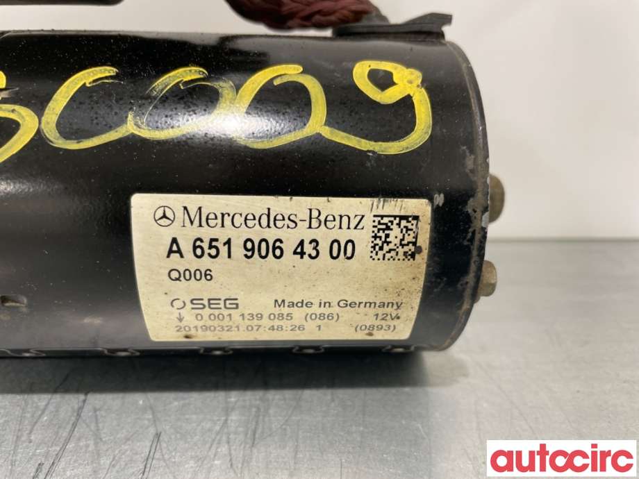 Starter diesel til Mercedes Vito 2014-->> (W447) (W447) (MERCEDES|A6519064300|0001139085)