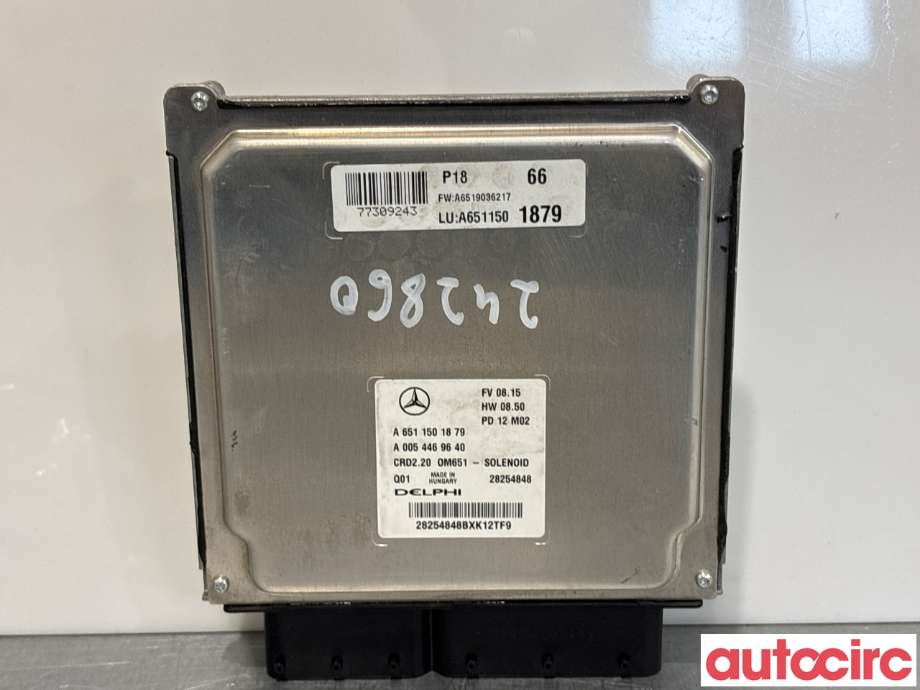 Styreenhet motor til Mercedes Vito/Viano 2010-2014 (Fase 2) (W639) (W639) (MERCEDES|A6519009302|28254848|A6511501879)