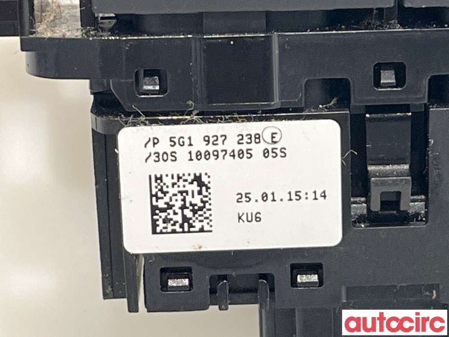 Bryter diverse til VW e-Golf 2014-2017 (Fase 1)  (VOLKSWAGEN|5G1927238E)