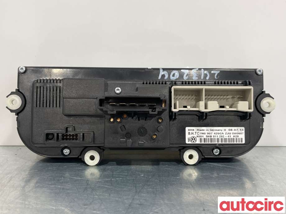 Varmeapparat betjening til VW Caddy 2010-2015 (Type III, Fase 2)  (VOLKSWAGEN|7N0907426CA)