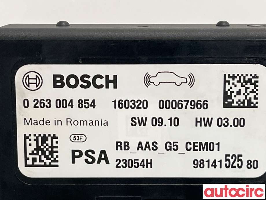 Styreenhet parkering til Peugeot 308 2013-2021 (Type II)  (PEUGEOT|1611750580|9814152580)