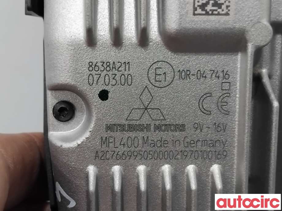 Sensor radar til Mitsubishi Outlander 2015-->> (Type III, Fase 2)  (MITSUBISHI|8638A211|A2C7669950500)