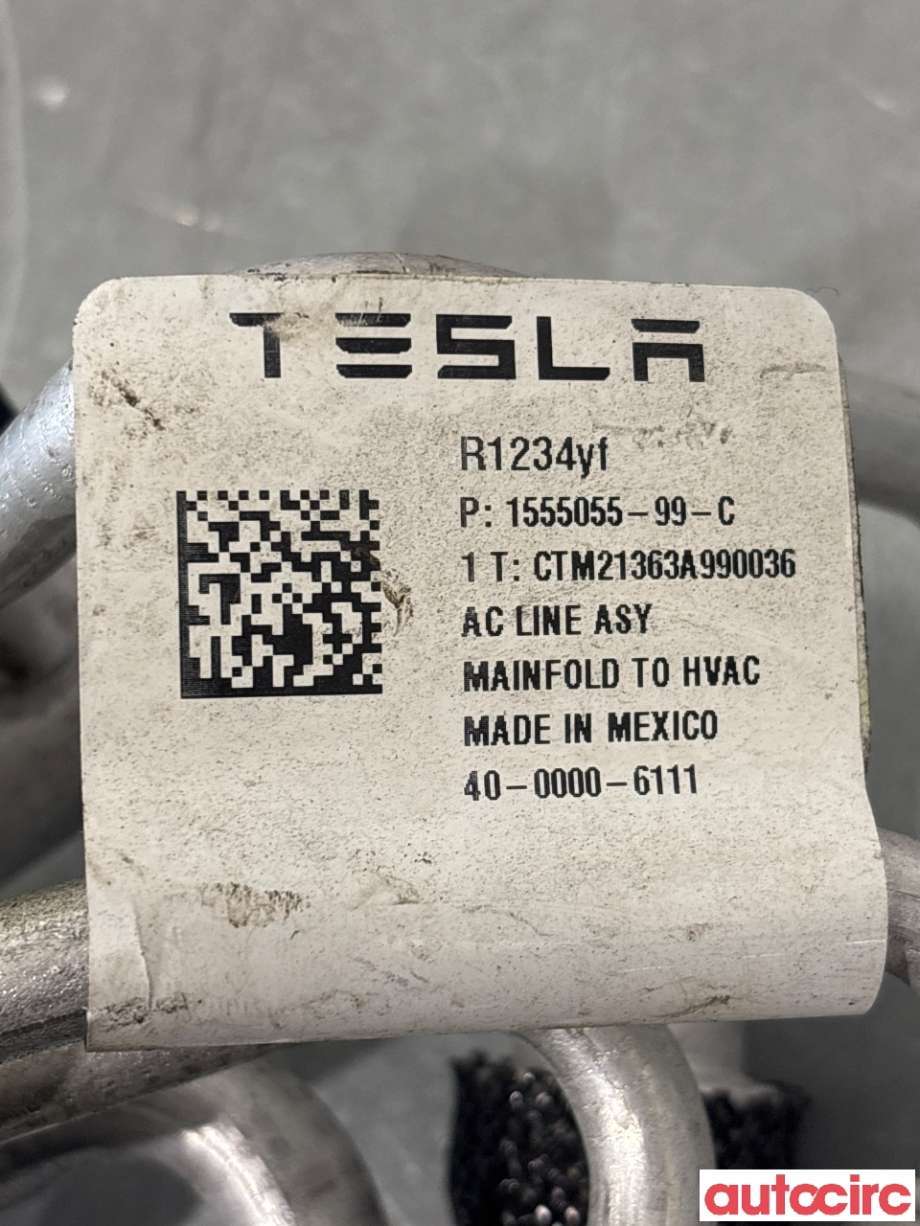 Aircondition rør til Tesla Model 3 2018-2023 (Fase 1)  (TESLA|1555055-50-C||1555055-99-C)