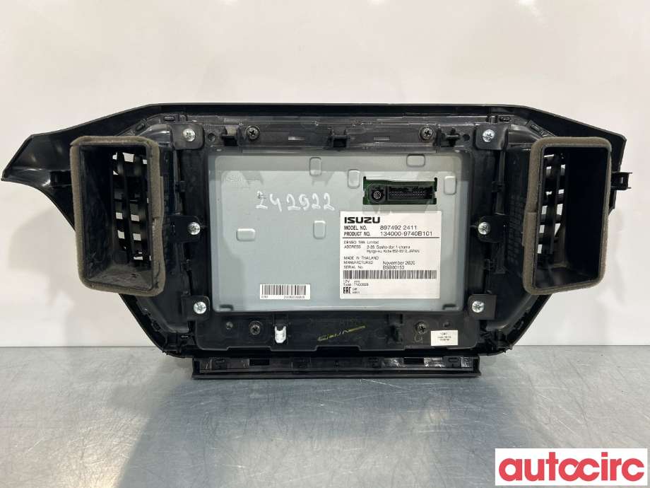 Multimedia display (MCU - Media Controller Unit) til Isuzu D-Max 2021-->> (Type III)  (ISUZU|NO NUMBER||8974922411)