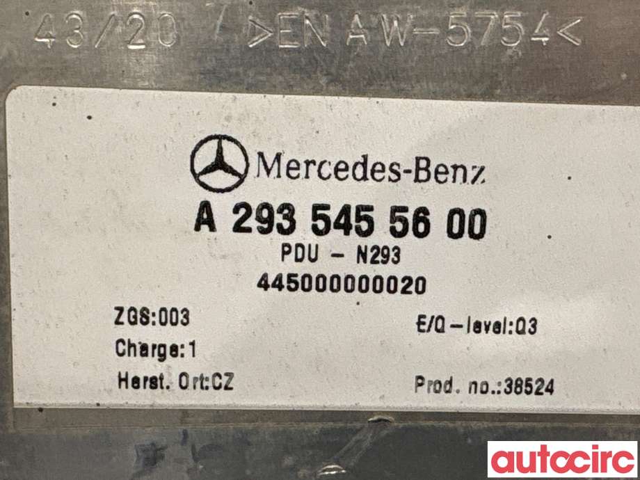 Diverse deler til Mercedes EQV 2020-->> (W447) (W447) (MERCEDES|A2935457600||A2935455600)