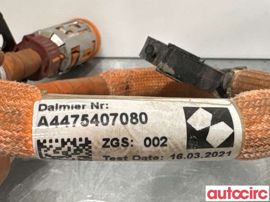 Kabel høy volt (HV) hybrid til Mercedes EQV 2020-->> (W447) (W447) (MERCEDES|A4475407080|)