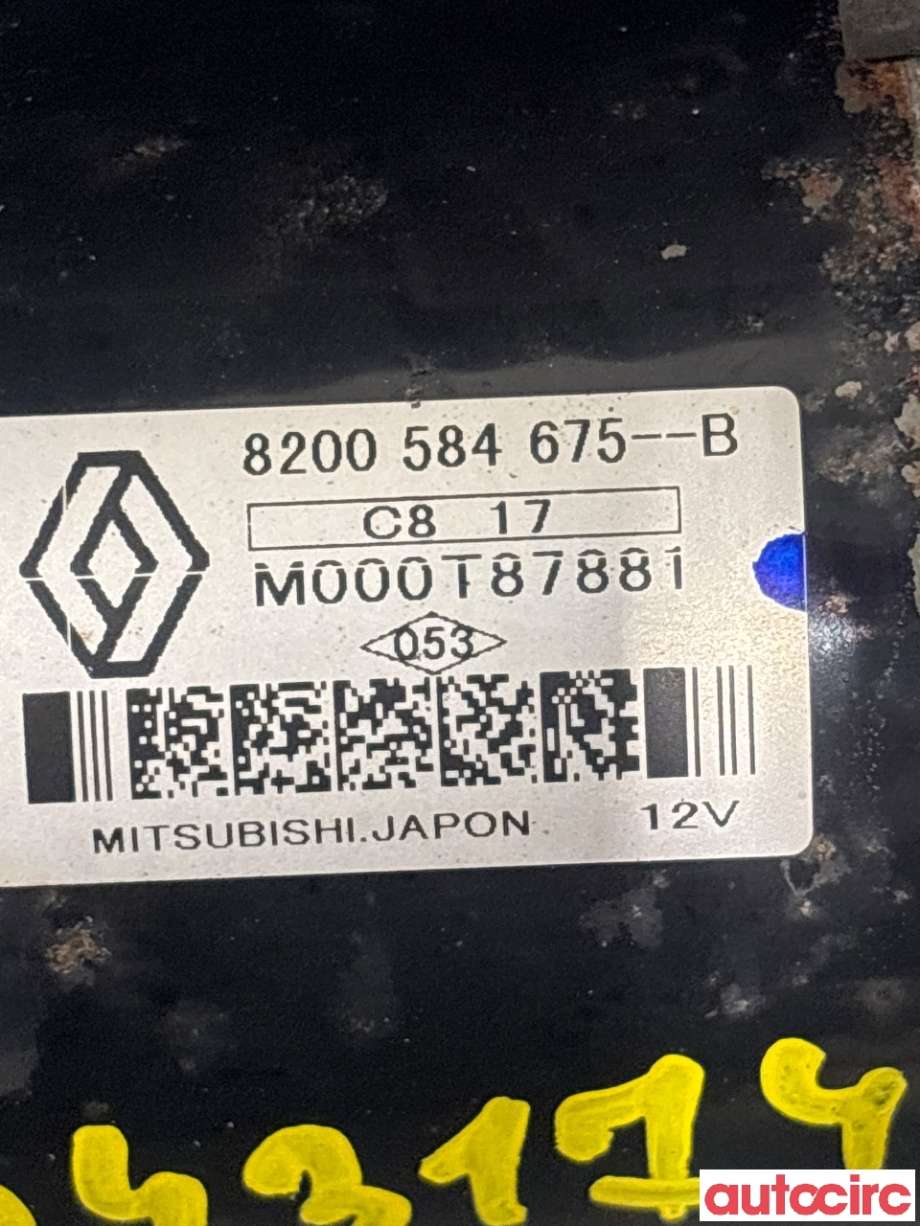 Starter diesel til Nissan Qashqai 2007-2010 (Type I, Fase 1)  (NISSAN|2330000Q0F|M000T87881|8200584675)
