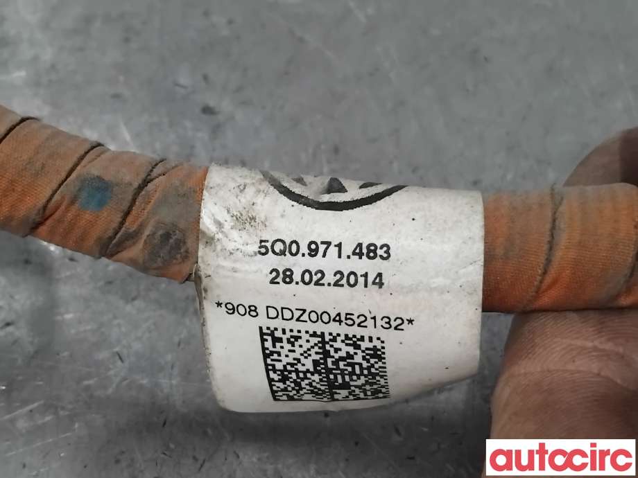 Kabel høy volt (HV) hybrid til VW Passat 2015-2019 (Fase 1) (B8) (B8) (VOLKSWAGEN|5Q0971483B||5Q0971483)