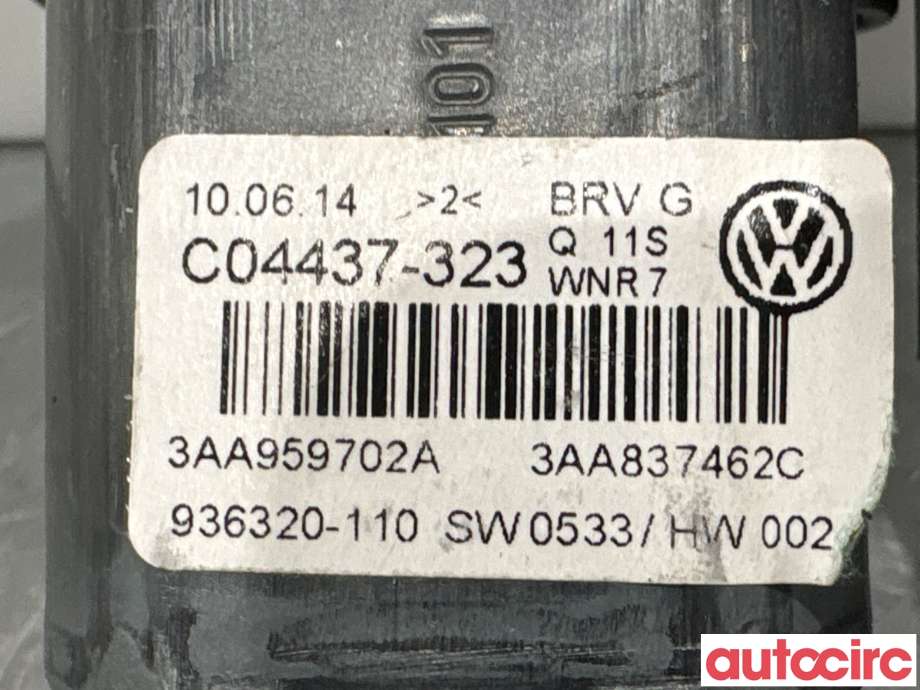 Ruteheis høyre foran til VW Passat 2011-2015 (B7) (B7) (VOLKSWAGEN|3AA959702A|936320-110)